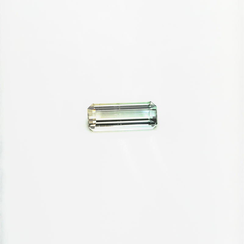 Bi-Coloured Tourmaline - Emerald Cut - 17.2x7mm