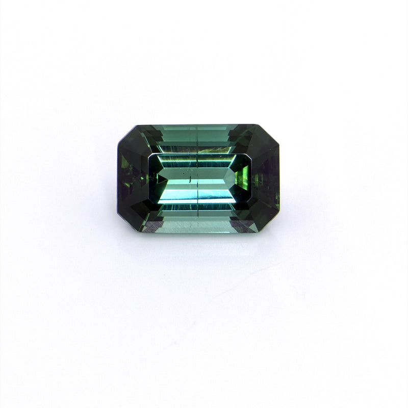 Green Tourmaline - Emerald Cut - 13x9mm