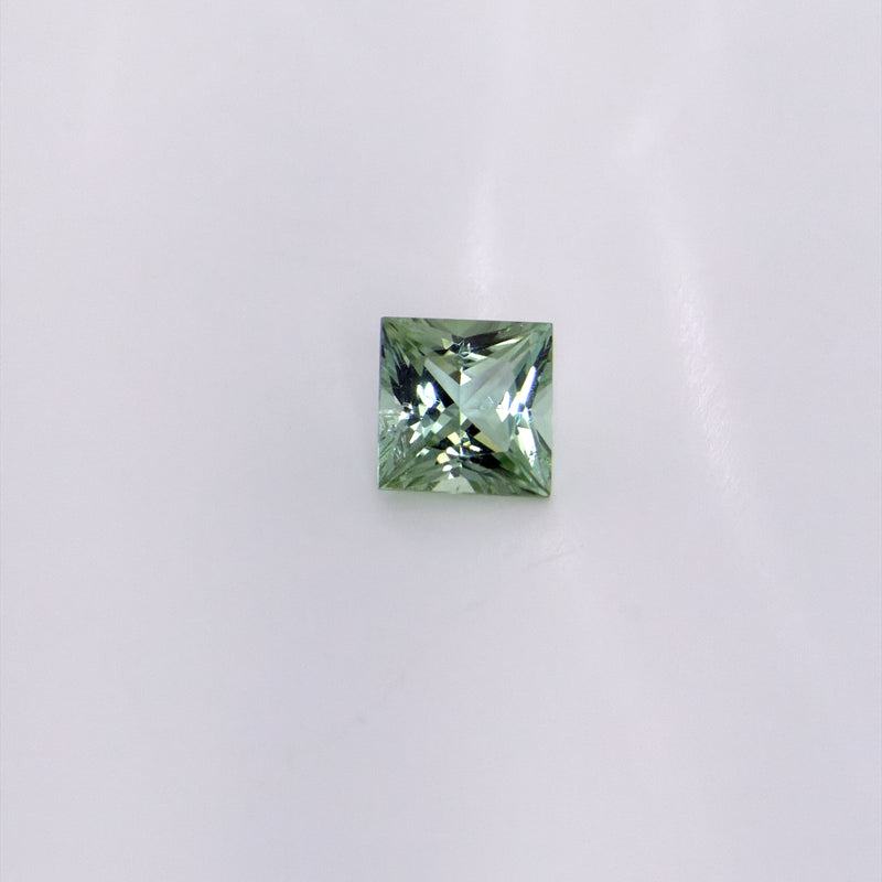 Mint Tourmaline - Princess Cut - 6.4mm