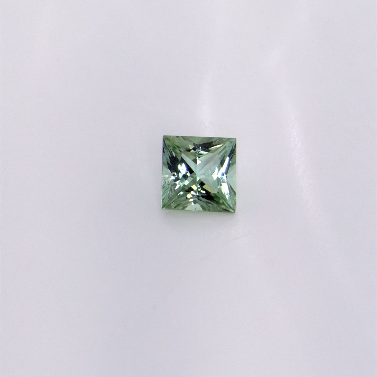Mint Tourmaline - Princess Cut - 6.4mm