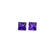 Amethyst - Wobito Fancy Square - 9.9mm (Pair)