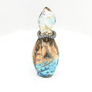 Bi-Coloured Ukrainian Topaz Perfume Bottle