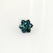 Montana Sapphire - Snowflake - 7.5mm