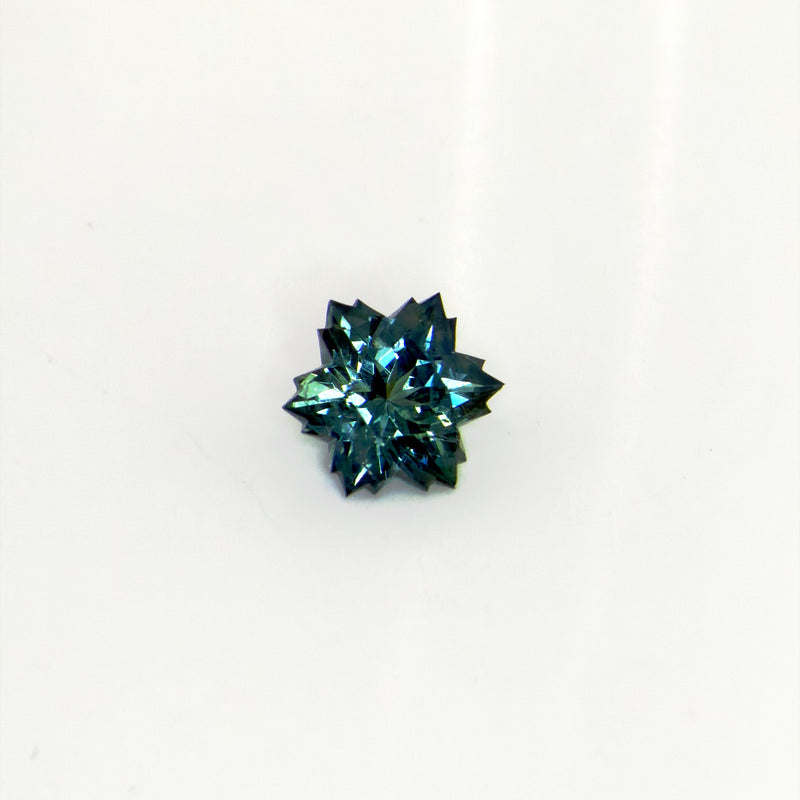 Montana Sapphire - Snowflake - 7.5mm