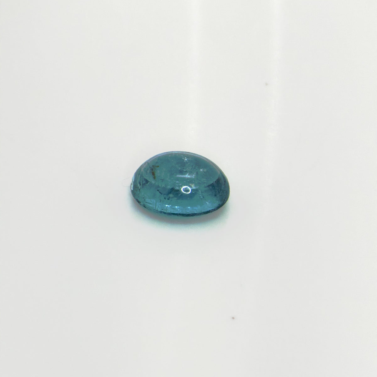 Blue Tourmaline - Oval Cab - 7.1x8.8mm