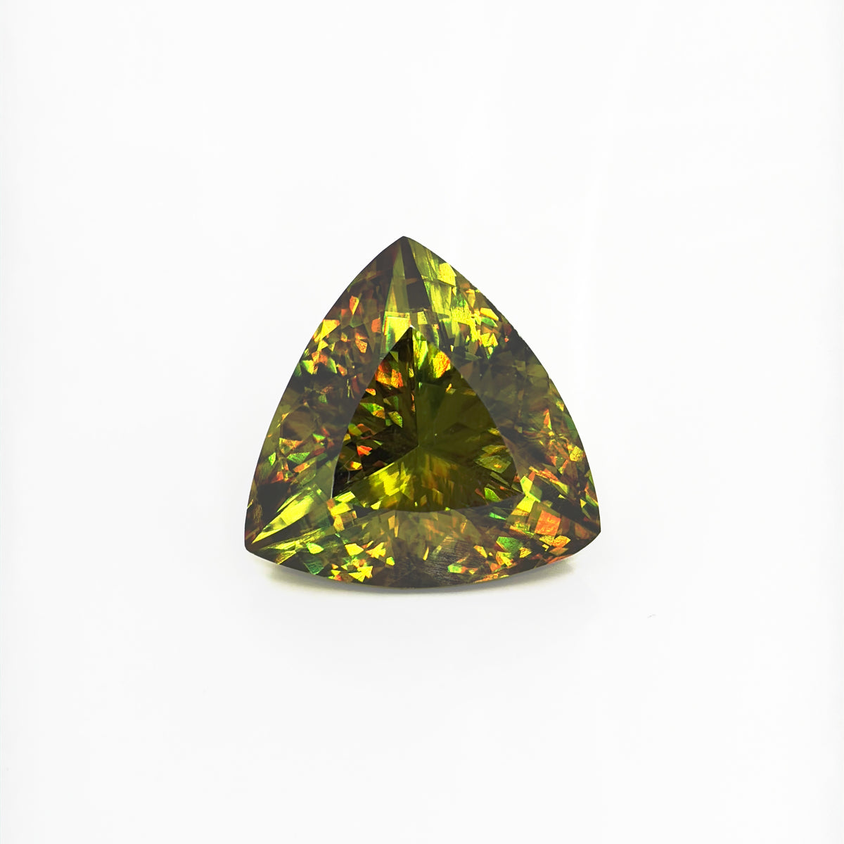 Chrome Sphene - Trilliant - 19.3x19.1x18.9mm