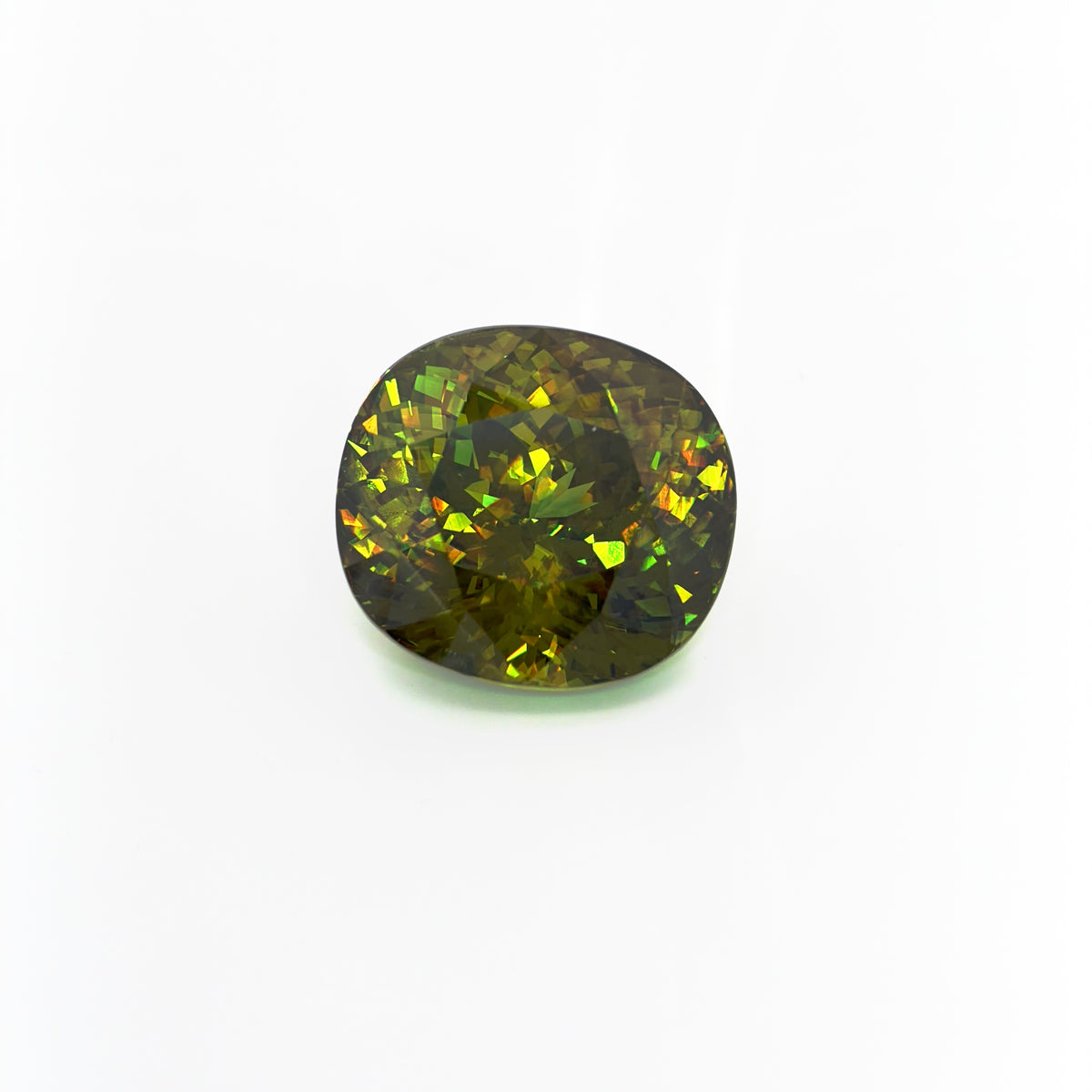 Chrome Sphene - Antique - 21.2x19.5mm