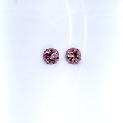 Pink Tourmaline-Round(Pair)-8mm-3.91ct