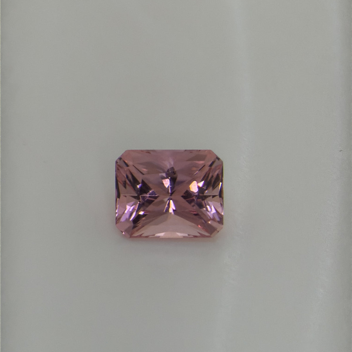 Pink Tourmaline - Radiant Cut - 8.1x6.6mm