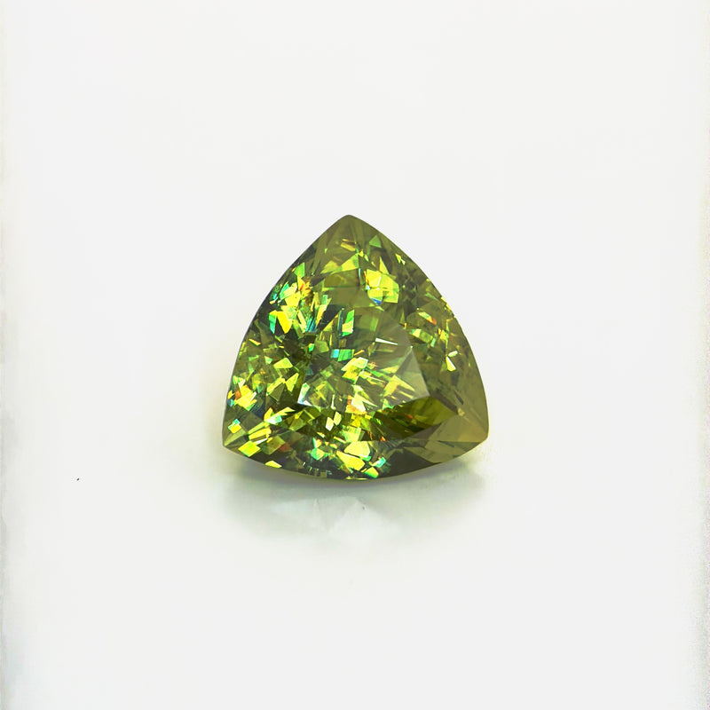 Chrome Sphene - Trilliant - 17x16.8mm
