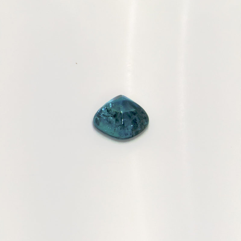 Blue Tourmaline - Sugarloaf Cushion Cab - 6.8x7mm