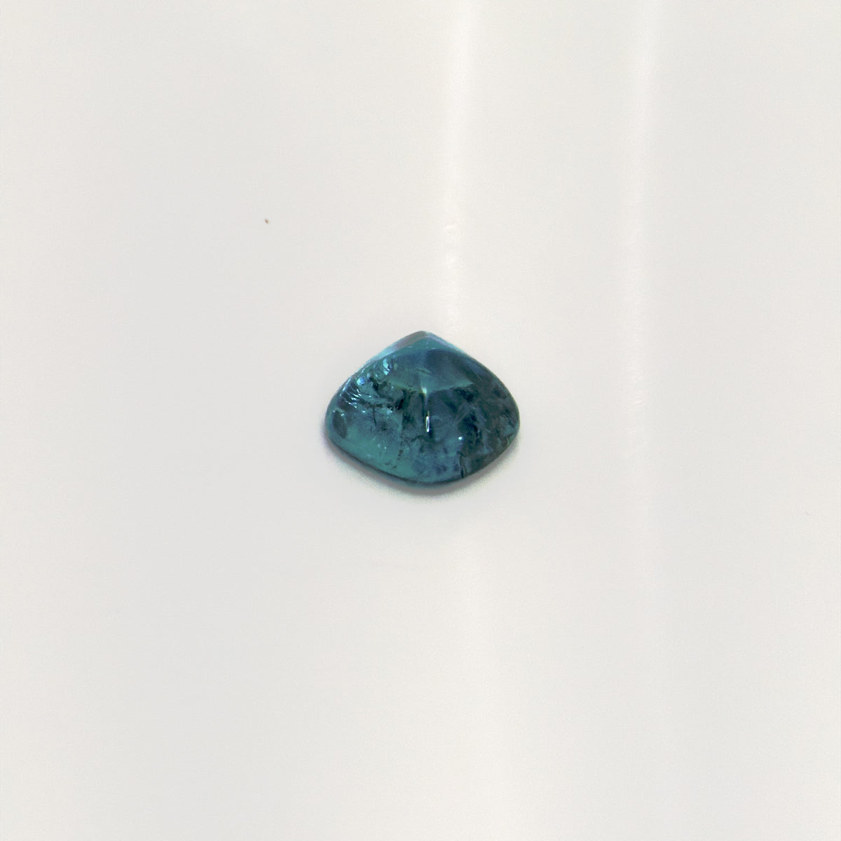 Blue Tourmaline - Sugarloaf Cushion Cab - 6.8x7mm
