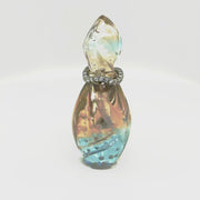 Bi-Coloured Ukrainian Topaz Perfume Bottle